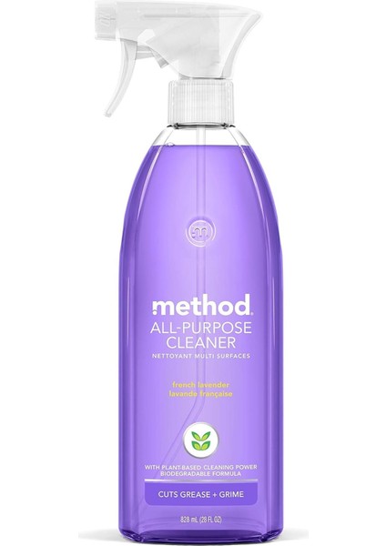 Bitki Bazlı Çok Amaçlı Yüzey Temizleyici Fransız Lavantası Kokulu 828ml