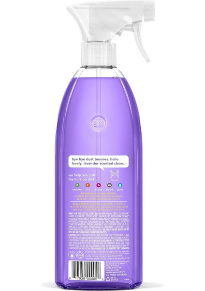 Bitki Bazlı Çok Amaçlı Yüzey Temizleyici Fransız Lavantası Kokulu 828ml
