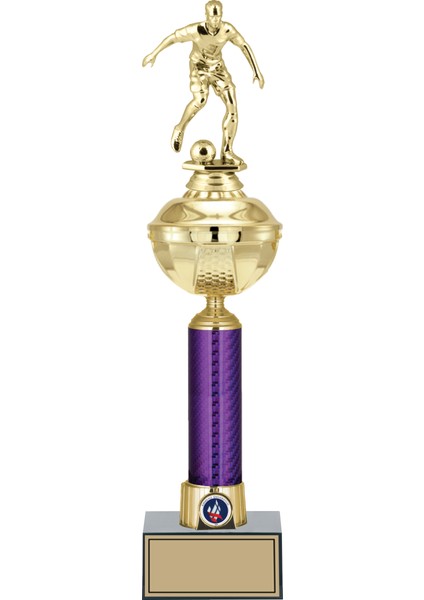 Kişiye Özel Futbol Figürlü Kupa-Okul Kupası-Ödül Kupası-Turnuva Kupası 44 cm