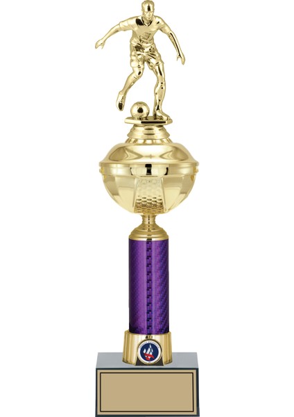 Kişiye Özel Futbol Figürlü Kupa-Okul Kupası-Ödül Kupası-Turnuva Kupası 41 cm