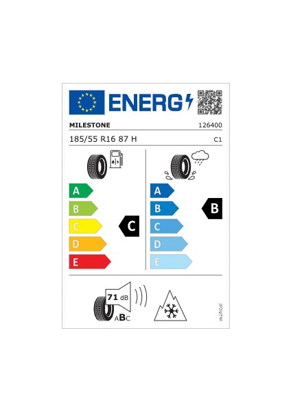 185/55 R16 Tl 87H Reınf. Carmıle Wınter Oto Kış Lastiği (Üretim Yılı:2024) fiyatları