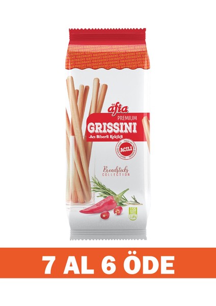 Grissini Acı Biberli 60 gr 7 Al 6 Öde