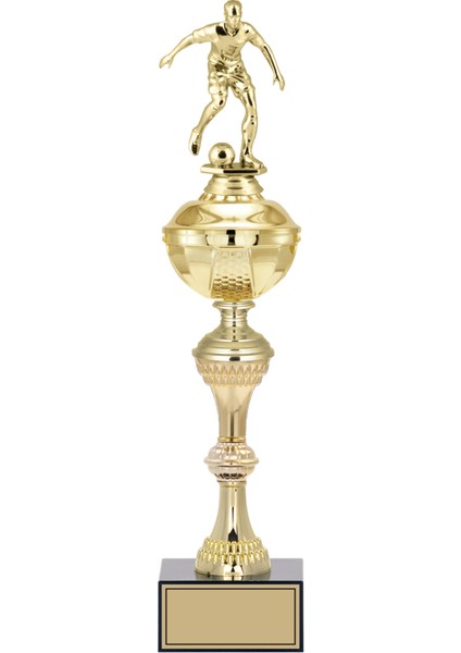 Kişiye Özel Futbol Figürlü Kupa-Okul Kupası-Ödül Kupası-Turnuva Kupası 43 cm