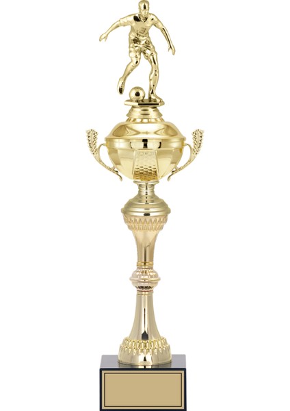 Kişiye Özel Futbol Figürlü Kupa-Okul Kupası-Ödül Kupası-Turnuva Kupası 45 cm