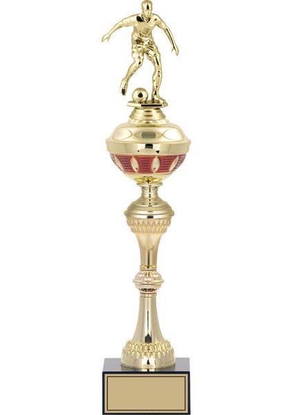 Kişiye Özel Futbol Figürlü Kupa-Okul Kupası-Ödül Kupası-Turnuva Kupası 45 cm