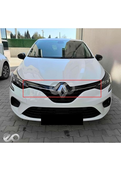 Renault Clio 5 Hb Krom Ön Panjur 2 Parça 2019 ve Üzeri Paslanmaz Çelik