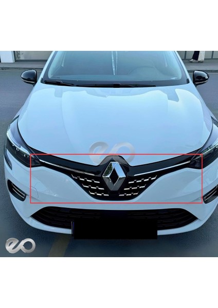 Renault Clio 5 Ön Panjur 8 Parça Krom Seti 2019 Model ve Sonrası