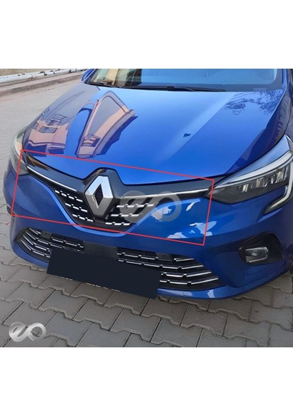 Renault Clio 5 Ön Panjur 8 Parça Krom Seti 2019 Model ve Sonrası