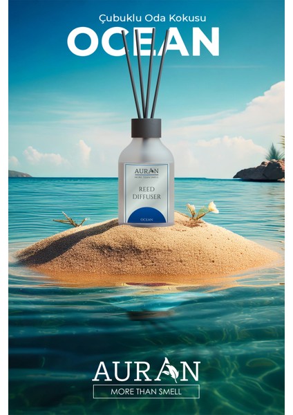 Okyanus Çubuklu Oda Kokusu Bambu Kokusu Ocean Reed Diffuser 50ml