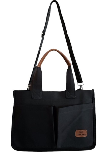 Üç Gözlü The Tote Bag Kanvas Kadın El Omuz Çanta Çapraz Askılı 21X32X12CM fiyatları