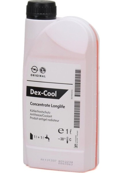 Dexcool Kırmızı Antifriz 1 Litre Orijinal