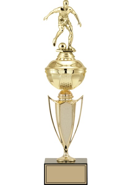 Kişiye Özel Futbol Figürlü Kupa-Okul Kupası-Ödül Kupası-Turnuva Kupası 42 cm