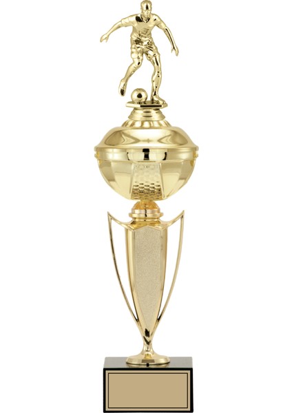 Kişiye Özel Futbol Figürlü Kupa-Okul Kupası-Ödül Kupası-Turnuva Kupası 45 cm