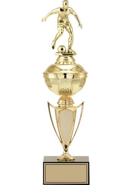 Kişiye Özel Futbol Figürlü Kupa-Okul Kupası-Ödül Kupası-Turnuva Kupası 39 cm