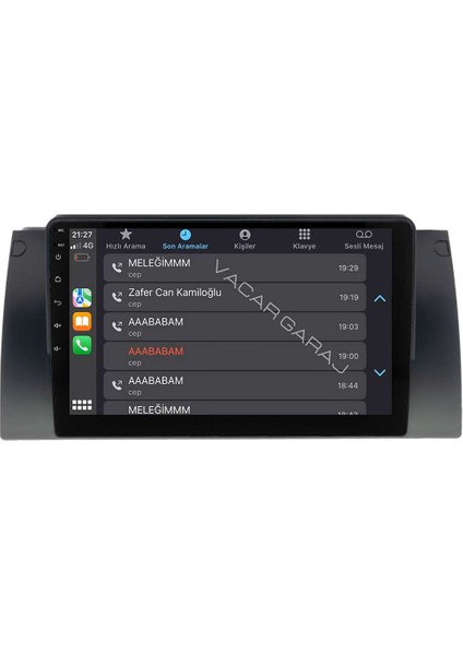 Bmw E39 5 Seri 1995-04 9" Uyumlu Androıd Multimedya Gerçek 2/32 Kablosuz Carplay Geri Kameralı