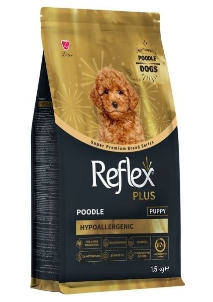 Reflex Plus Poodle Hypoallergenic Tavuklu Yavru Köpek Maması 1.5 kg