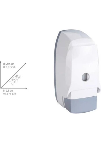 Dirsek Basmalı Sabunluk, 9.5 x 20.5 x 10.5 Cm, Beyaz modelleri
