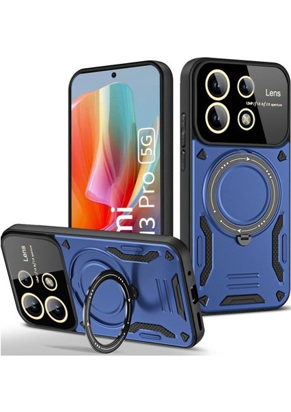 Xiaomi Poco X6 Ile Uyumlu Kılıf Joy Lens Standlı Kapak modelleri