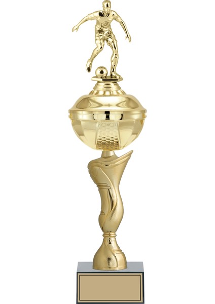 Kişiye Özel Futbol Figürlü Kupa-Okul Kupası-Ödül Kupası-Turnuva Kupası 48 cm