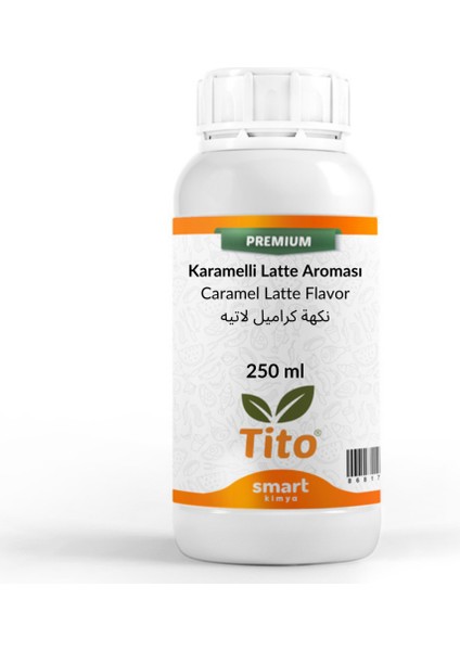 Premium Karamelli Latte Aroması 250 ml