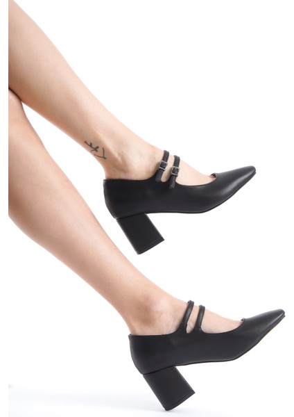 Vonje Carol Siyah Kadın Topuklu Ayakkabı fiyatları