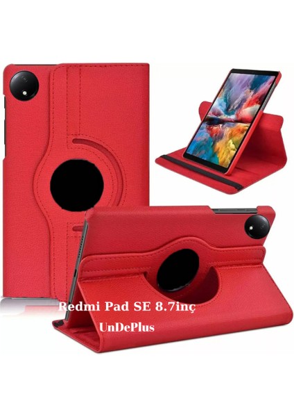 Xiaomi Redmi Pad Se 8.7inç Kılıf 360 Dönebilen Standlı Case (Redmipad Se 11INÇDEĞILDIR)