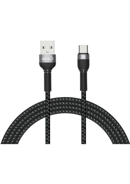 Shira Serisi Type-C USB Şarj Kablosu Data Kablo 2 Metre