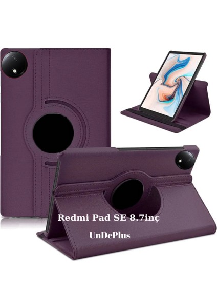 Xiaomi Redmi Pad Se 8.7inç Kılıf 360 Dönebilen Standlı Case (Redmipad Se 11INÇDEĞILDIR)