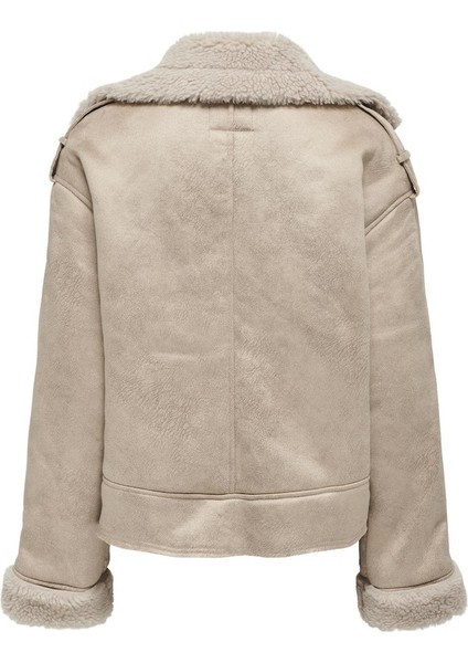 Kadın Kürklü Suni Süet Ceket - 15293012 fiyatları