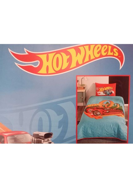 Hot Wheels Race Tek Kişilik Yatak Örtüsü