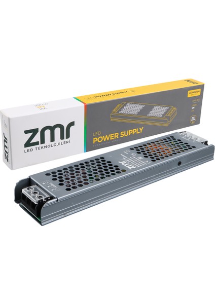 ZMR-705/B.00 12 Volt 20 Amper 250 Watt Slım Metal Kasa Adaptör