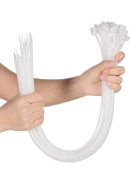 Plastik Kablo Bağı Cırt Kelepçe Beyaz 9.0X900 mm (100 Adet) modelleri