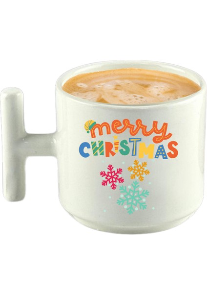 Deepcraft Best Quality 'Merry Christmas' T Kulplu Kupa 185 Ml
