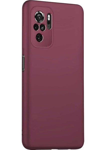 Xiaomi Redmi Note 10S Premium Silikon Kılıf Mor - Mor
