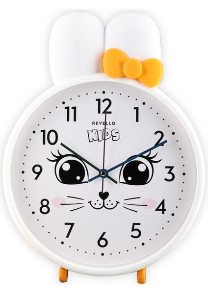 Çocuk Odası Duvar Saati Pembe Beyaz ve Krem Renk 27X39 cm fırsatları