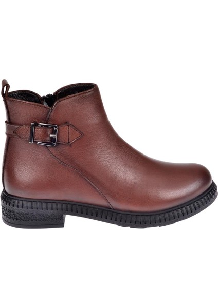 Castle Black Hakiki Deri Bilek Boyu Kadın Bot SK-20913 TABA fiyatları