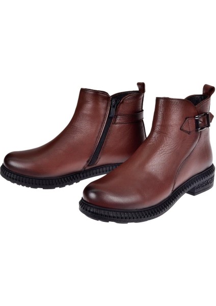 Castle Black Hakiki Deri Bilek Boyu Kadın Bot SK-20913 TABA fırsatları