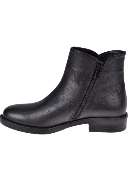 Deri Bilek Boyu Kadın Bot SK-22676 Siyah modelleri