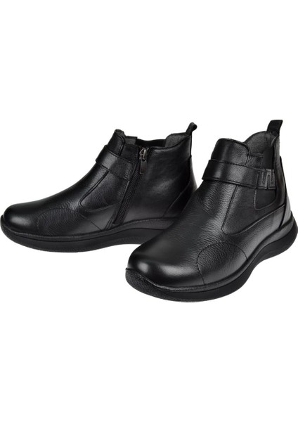 Hakiki Deri Comfort Kadın Bot For-Emma Siyah fırsatları