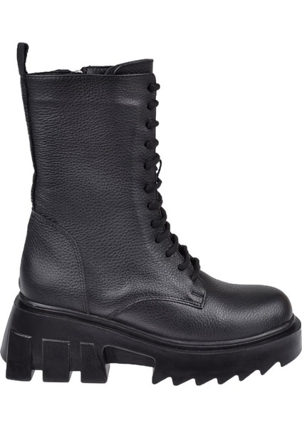 Hakiki Deri Kadın Bot PLM-34716 SİYAH fiyatları