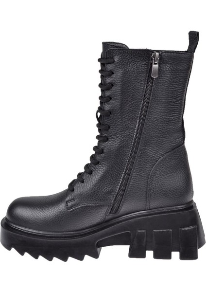 Hakiki Deri Kadın Bot PLM-34716 SİYAH modelleri
