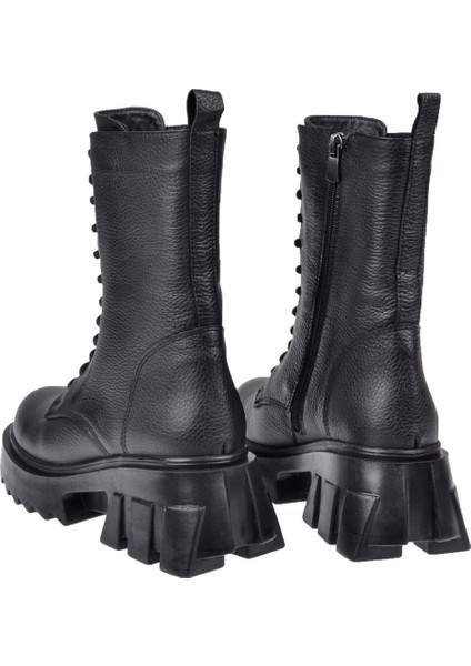 Hakiki Deri Kadın Bot PLM-34716 SİYAH indirimleri