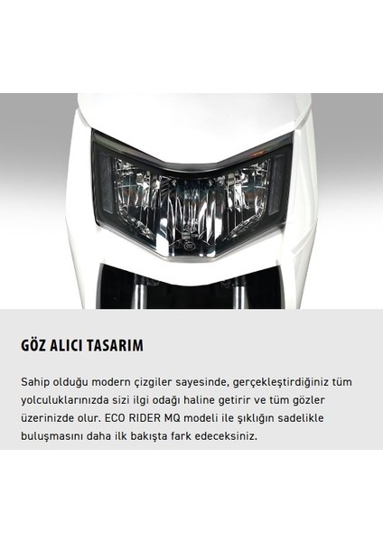 Ecorıder Mq Pro Elektrikli Moped Gri fiyatları