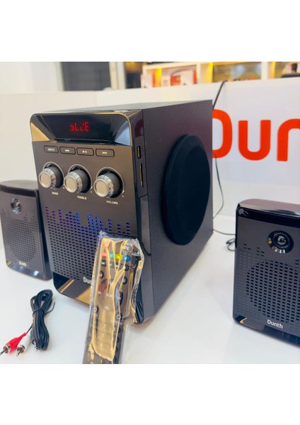 Hoparlör Dunth 2+1 DU-SP380PLUS Pc Gamer(Rgb Led) , Bluetooth ,fm Radyo