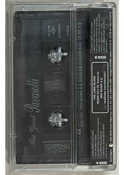 The Great Pavarotti Kaset