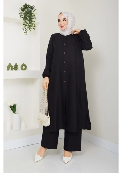 Kadın Büyük Beden Uzun Ikili Tesettür Tunik Takım fiyatları