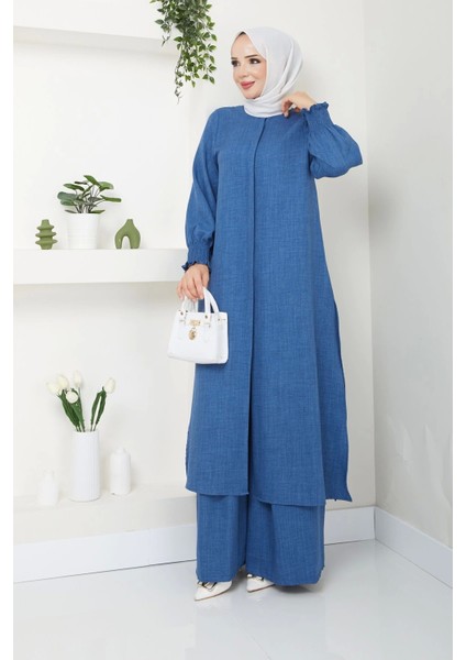 Kadın Uzun Ikili Tesettür Tunik Takım fiyatları