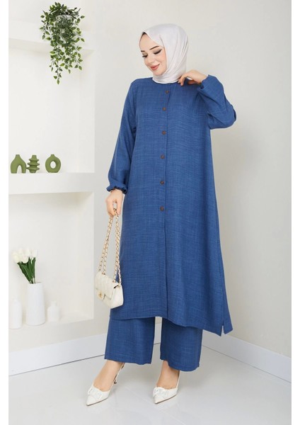 Kadın Büyük Beden Uzun Ikili Tesettür Tunik Takım fiyatları