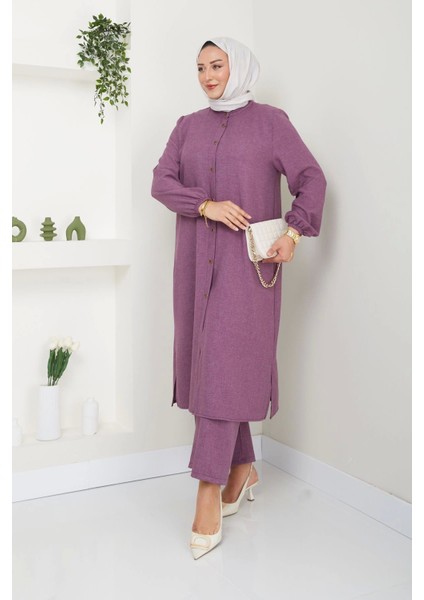 Kadın Büyük Beden Uzun Ikili Tesettür Tunik Takım fiyatları