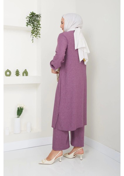 Kadın Büyük Beden Uzun Ikili Tesettür Tunik Takım fırsatları